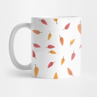 Falling Leaves Autumn Pattern Mug